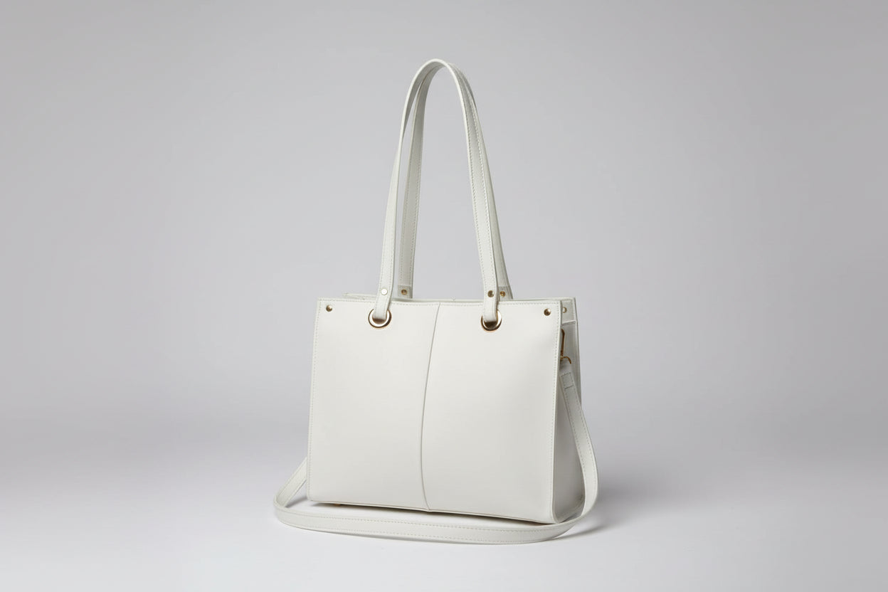 Olive Green Classic Shoulder Tote Bag (With Detachable Strap)