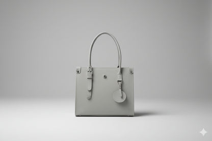 Chocolate Brown Classic Office Tote Bag (Gold Hardware)