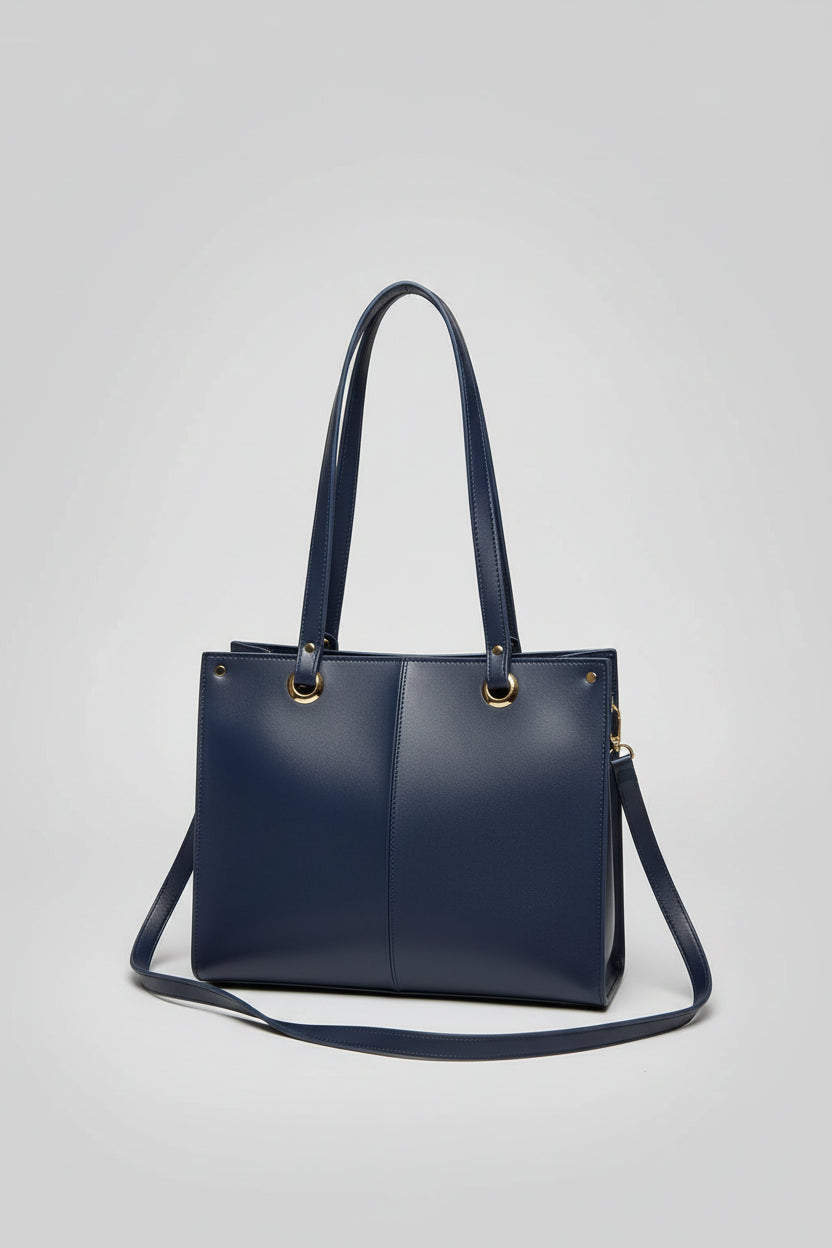 Olive Green Classic Shoulder Tote Bag (With Detachable Strap)