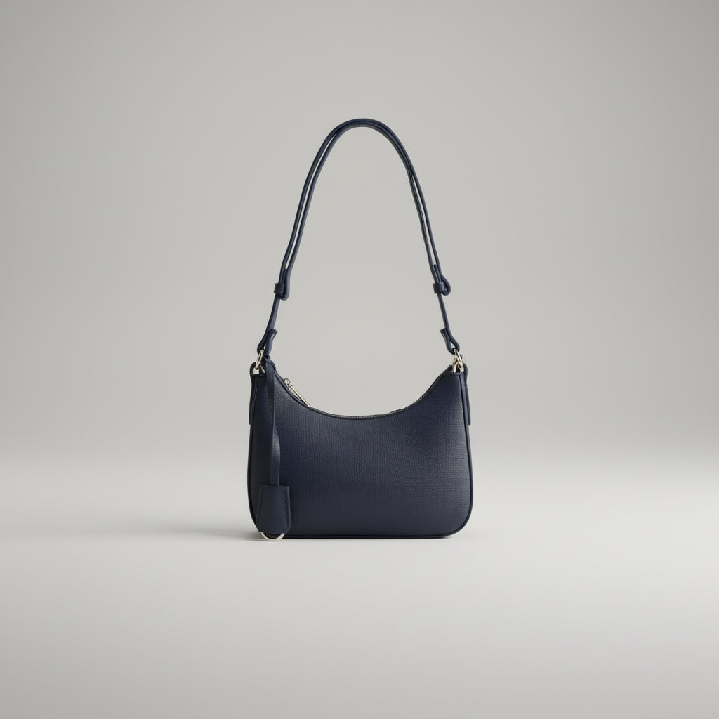 merald Green Minimalist Shoulder Bag (Crescent Shape)